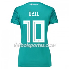 Camisetas Alemania Özil 10 Mujer Segunda Equipacion Mundial 2018